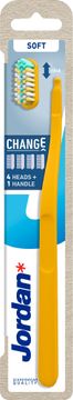 ORKLA Zobna ščetka Change Soft, ročaj in 4 zamenljive glave, različne barve