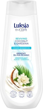 Luksja Silk Care osvežilni kremni gel za prhanje s kokosom in gardenijo 500 ml