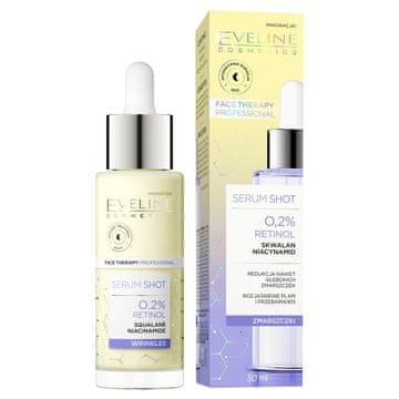 Eveline Eveline Face Therapy Professional Serum Shot tretma za zmanjšanje gub - 0,2% retinol 30 ml