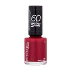 Rimmel 60 Seconds Super Shine hitro sušeči lak za nohte 8 ml Odtenek 313 feisty red