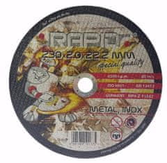 MAR-POL Inox rezalni disk 230mm za kotne brusilnike