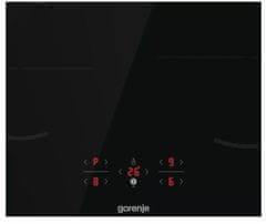 Gorenje BlackInduction komplet pečice in kuhalne plošče