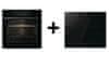 Gorenje BlackInduction komplet pečice in kuhalne plošče