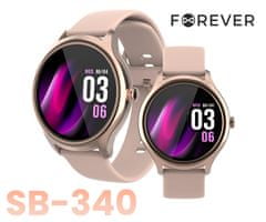 Forever ForeVive 3 SB-340 pametna ura, 3,35 cm, roza zlata