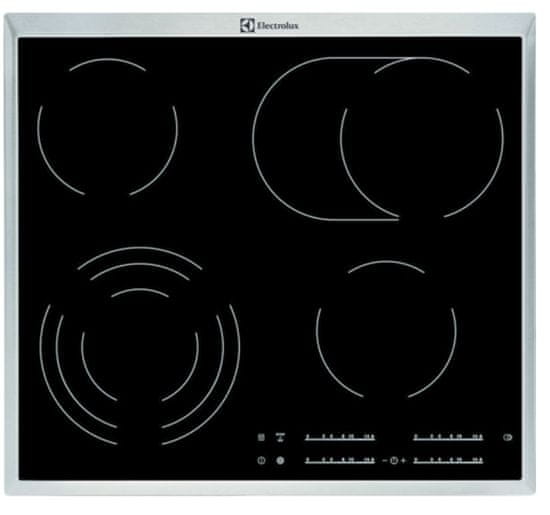 Electrolux EHF46547XK steklokeramična vgradna kuhalna plošča