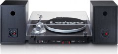 shumee Lenco LS-500BK - HiFi gramofon s kompletom zvočnikov