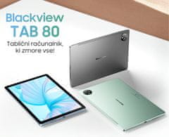 Blackview TAB 80 tablični računalnik, 25,65 cm (10,1), 4G LTE, 4GB/128GB, zelen +ovitek