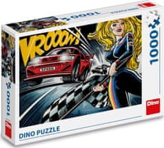 Dino Pop Art Puzzle: Dirke 1000 kosov