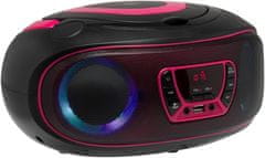 Denver Denver TCL-212BT Radio s CD-jem, FM, ambientalna osvetlitev, roza