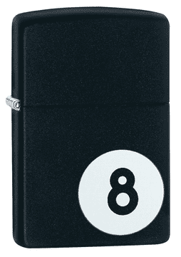 Zippo 28432 8 Ball Billiards Black Matte vžigalnik
