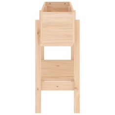 Vidaxl Visoka greda 101x30x69 cm trdna borovina
