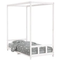 Vidaxl vidaXL Otroški posteljni okvir bel 90x190 cm borov les