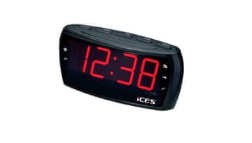 shumee Lenco ICR-230-1 črna FM radio ura