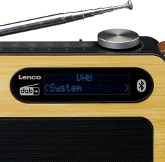 shumee Lenco PDR-040BAMBOOBK Bluetooth/RDS digitalni DAB+ radio