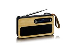 shumee Lenco PDR-040BAMBOOBK Bluetooth/RDS digitalni DAB+ radio