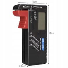 Malatec Univerzalni digitalni tester baterij z LCD