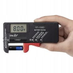 Malatec Univerzalni digitalni tester baterij z LCD