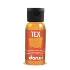 Darwi TEX barva za tekstil - Neonsko oranžna 50 ml