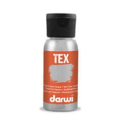 Darwi TEX barva za tekstil - kovinsko srebrna 50 ml