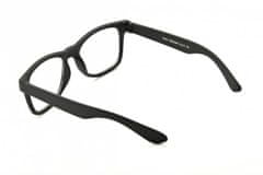 VeyRey Očala za blokiranje modre svetlobe Brarkuk Ovalna Prozorna stekla Črna Universal
