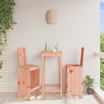 Vidaxl vidaXL Barski stoli, komplet 2 kosov, 40x42x120 cm, masivni les duglazije