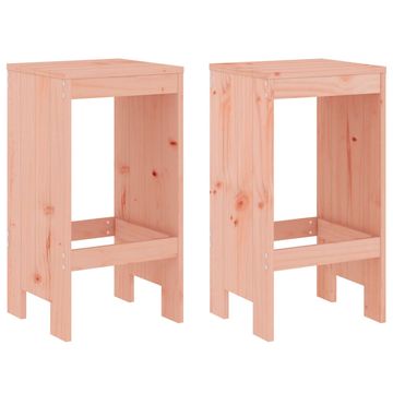 Vidaxl Barski stolček 2 kosa 40x36x75 cm trdna douglas jelka