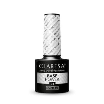 Claresa Base Power podlaga za hibridni lak za nohte št. 01 5 g