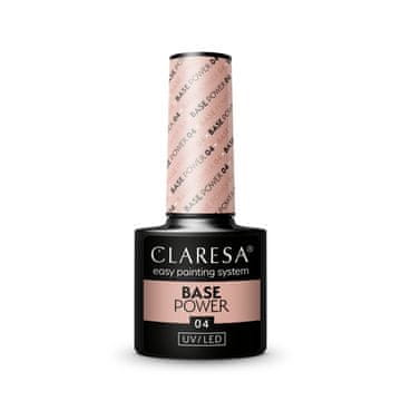 shumee Claresa Base Power hibridni lak za nohte, podlaga št. 04, 5 g