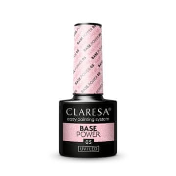 shumee Claresa Base Power hibridni lak za nohte, podlaga št. 05, 5 g