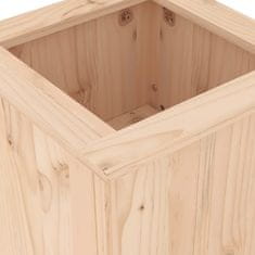 Vidaxl Klop z visoko gredo 184,5x39,5x56,5 cm trdna borovina