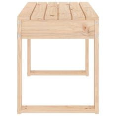 Vidaxl Vrtna klop 80x38x45 cm trdna borovina