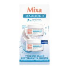 Mixa Hyalurogel Set dnevna krema za obraz Hyalurogel Light 50 ml + nočna krema za obraz Hyalurogel Night 50 ml za ženske