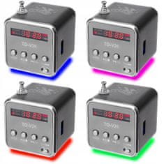 hurtnet LED brezžični USB akumulatorski FM radio LCD MP3 Bluetooth