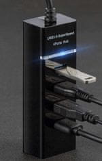 Izoksis 4 vratni USB 3.0 razdelilnik priklopna postaja razdelilec + adapter