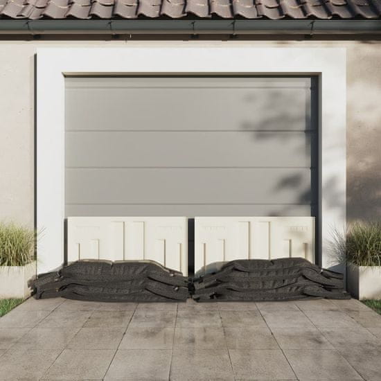 Vidaxl Vreče za pesek 50 kosov temno zelene 103x25 cm HDPE