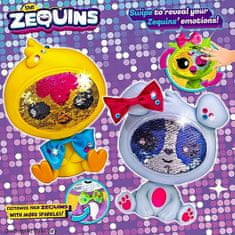 TM Toys ZEQUINS hišni ljubljenček/dama z bleščicami iz plastike 15cm 6 vrst