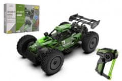 Teddies Avto RC buggy plastika 22cm kit 24MHz baterija zelena