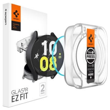 Spigen Ez Fit 2x zaščitno steklo za Samsung Galaxy Watch 6 44mm