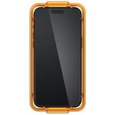 Spigen Glas.Tr Full Cover 2x zaščitno steklo za iPhone 15 Pro Max, črna