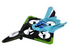 Lean-toys Letalo Fighter R/C, modro