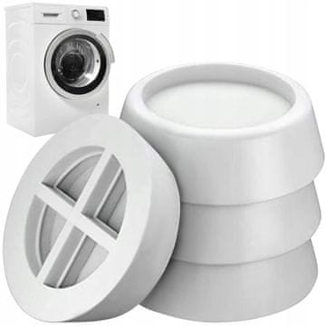 Ruhhy Set 4 gumjastih protivibracijskih nogic za pralni stroj
