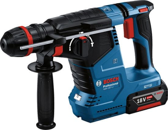 BOSCH Professional akumulatorsko vrtalno kladivo SDS-plus GBH 187-LI ONE Chuck + kovček (0611923121)