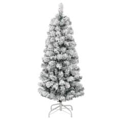 Vidaxl Umetna novoletna jelka s snegom 120 cm