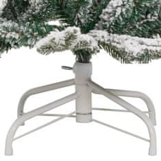 Vidaxl Umetna novoletna jelka s snegom 150 cm