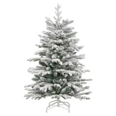 Vidaxl Umetna novoletna jelka s snegom 120 cm