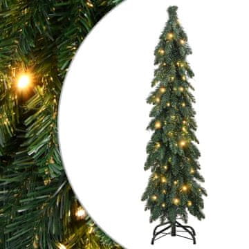 shumee vidaXL Umetna osvetljena novoletna jelka 60 LED diod 120 cm