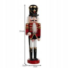 Ruhhy Lesen hrestač božična figurica 30cm Nutcracker