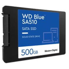 WD SSD Blue SA510 2,5" 500 GB - SATA-III/200TBW