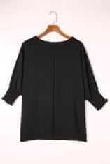 OMG! Ženska bluza Luloena črna XXL
