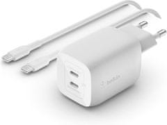 Belkin 65W napajalnik 2xUSB-C+100W kabel